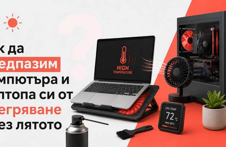 Как да предпазим компютъра и лаптопа си от прегряване през лятото