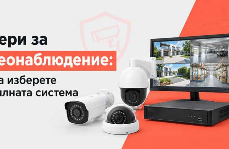Камери за видеонаблюдение: как да изберете правилната система