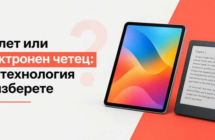 Таблет или електронен четец: коя технология да изберете