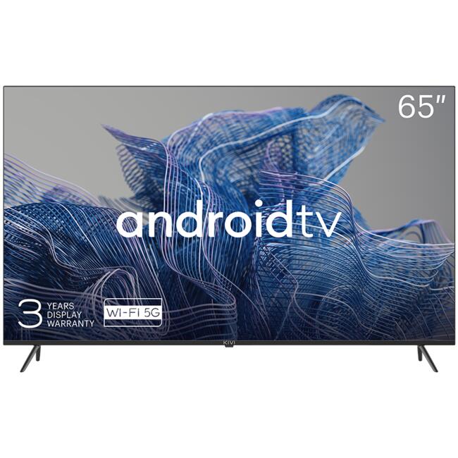 Телевизор 65", UHD, Google Android TV, Black, 3840x2160, 60 Hz