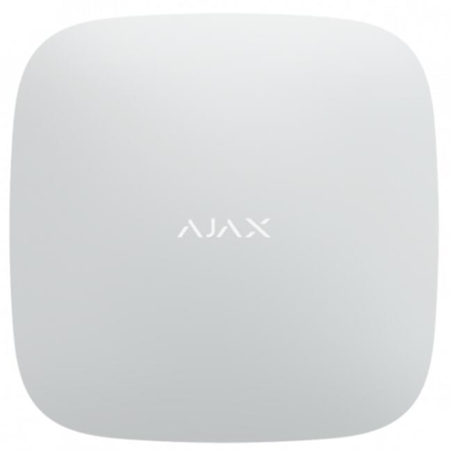 Ajax Безжичен контролен панел Hub 2 4G WH - Ethernet, 2G/3G/4G LTE, 2 SIM карти, за сигурност