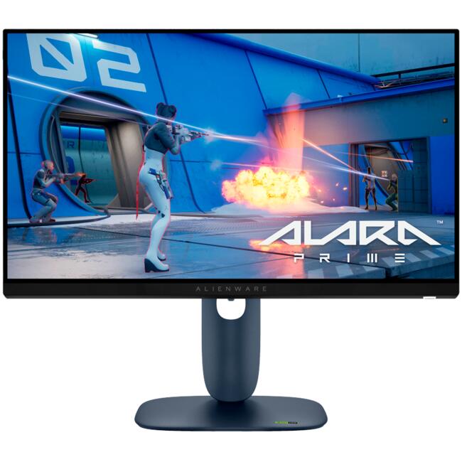 Alienware LED монитор AW2525HM - 24.5 инча Full HD, 320 Hz Fast IPS, G-SYNC, 1 мс, HDMI 2.1