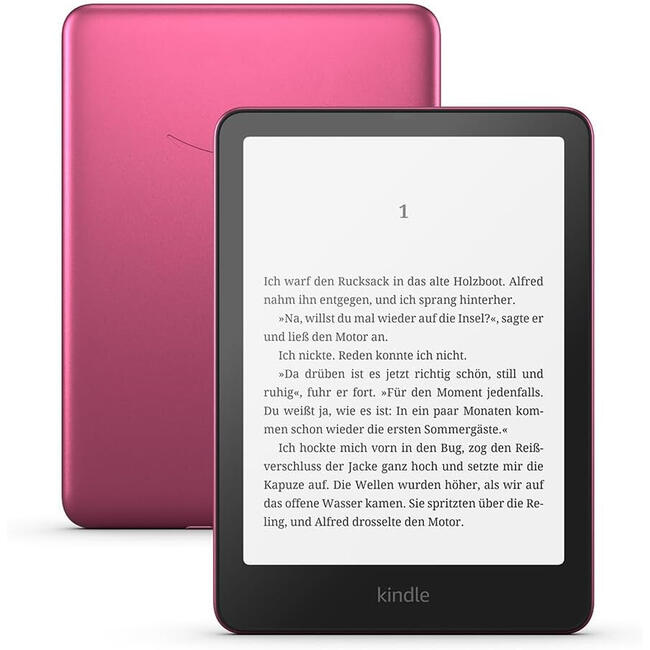 Amazon четец за електронни книги Kindle Paperwhite Signature Edition, 32 GB, Wi-Fi, тъчскрийн