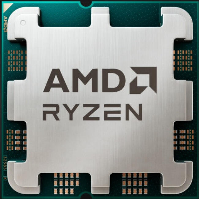 AMD процесор Ryzen 5 5500F за настолни компютри, сокет AM4, 3 GHz, 19 MB кеш L2 и L3, тава