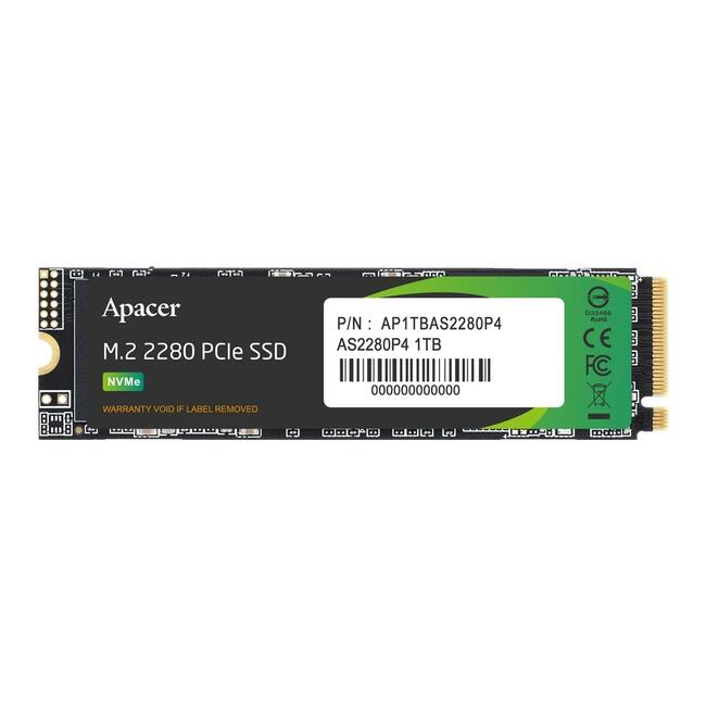 Apacer диск SSD M.2 PCIe AS2280P4, 256GB - AP256GAS2280P4-1