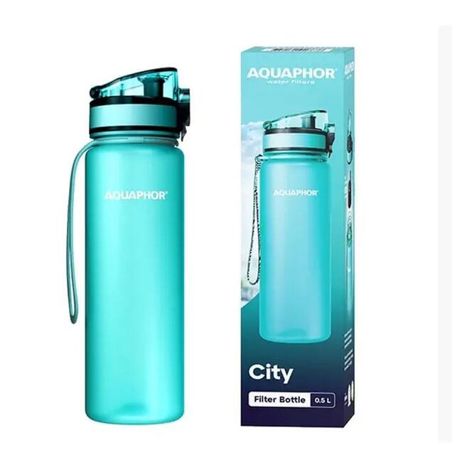 Aquaphor Бутилка City – тританова, филтрираща, 500 ml, цвят мента
