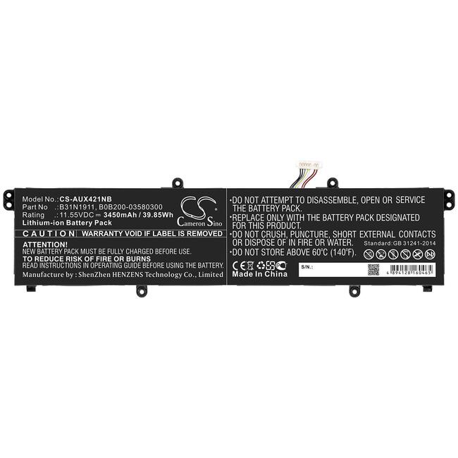 Батерия за лаптоп  ASUS VivoBook Flip 14 TM420IA DB71, VivoBook 14 F413, B31N1911 LiPo 11.55V 3450mAh CAMERON SINO