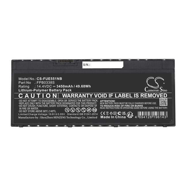 Батерия за лаптоп FUJITSU LifeBook E448, E5511, T939, U7410, U747, U757, FMVNBP248, FPCBP531 LiPo 14.4V 3450 mAh CAMERON SINO