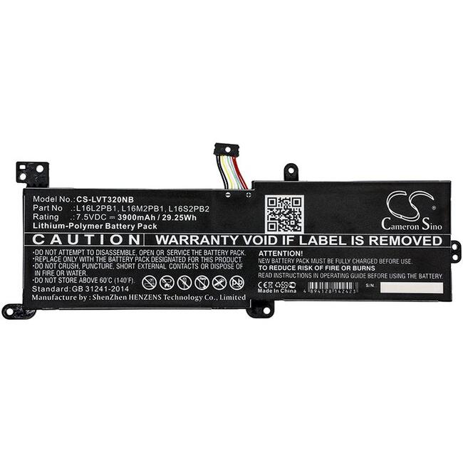 Батерия за лаптоп  LENOVO 130-14AST, IdeaPad 320-15AST, Ideapad 320-17IKB L16C2PB1 LiPo 7.5V  3900mAh CAMERON SINO