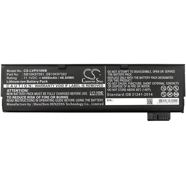 Батерия за лаптоп  LENOVO Thinkpad P51S, Thinkpad T470, Thinkpad T570, 01AV422 LiIon 11.1V 4400mAh CAMERON SINO