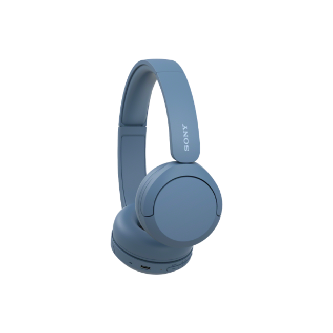 Безжични слушалки Sony Headset WH-CH520L - сини