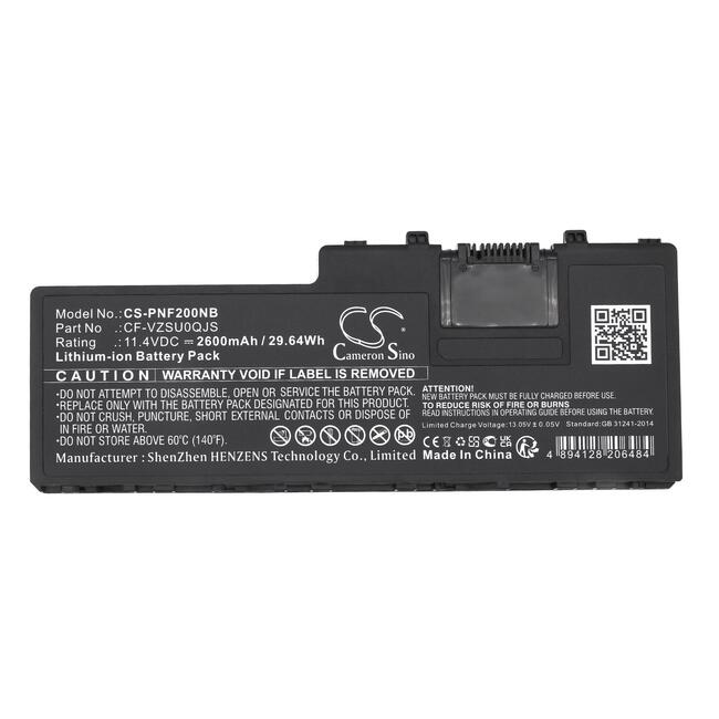 Cameron Sino Батерия за лаптоп CF-VZSU0QJS, съвместима с Panasonic CF-20/FZ-A2, литиево-йонна, 11,4V
