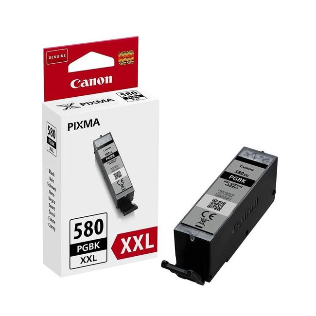 Canon мастиленоструен патрон PGI-580XXL - оригинален, пигментно черно мастило, XXL капацитет