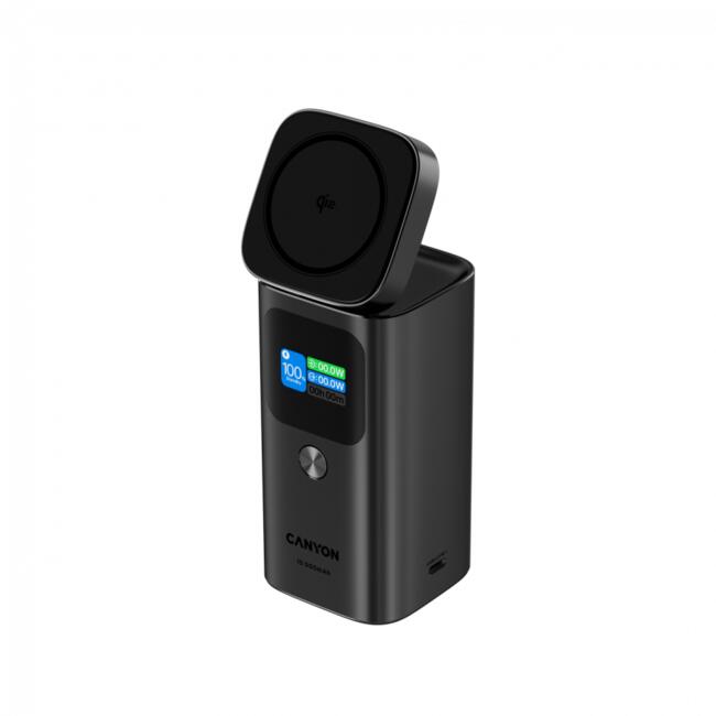 CANYON Qi2 magnetic power bank OnPower 150 15000mAh Aluminium Dark grey
