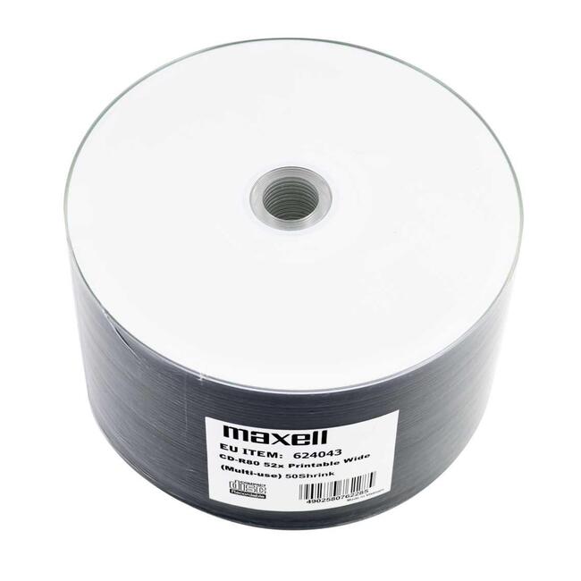 CD-R80 MAXELL 25 pk PRINTABLE 52 speed cake box