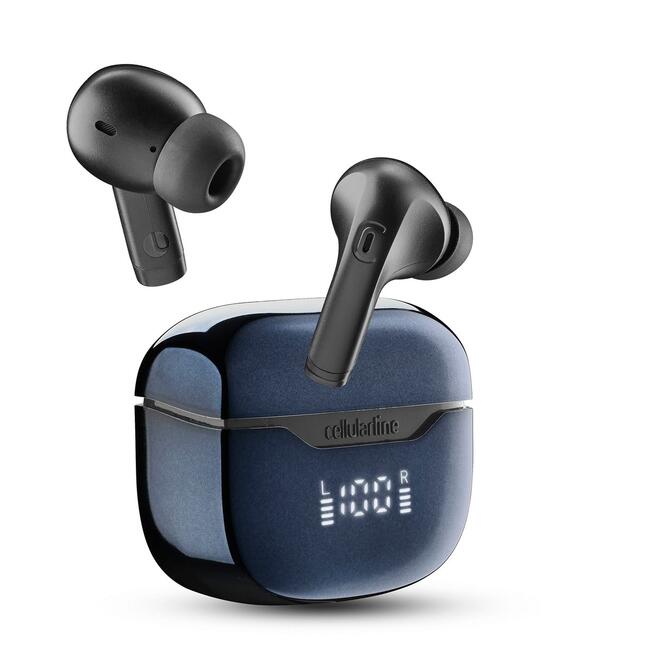 CL Bluetooth слушалки KEY Pro TWS, активно шумопотискане, 4 микрофона, LED дисплей, черни