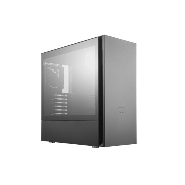 Cooler Master компютърна кутия Silencio S600 - формат Midi Tower, черен цвят, за тиха конфигурация