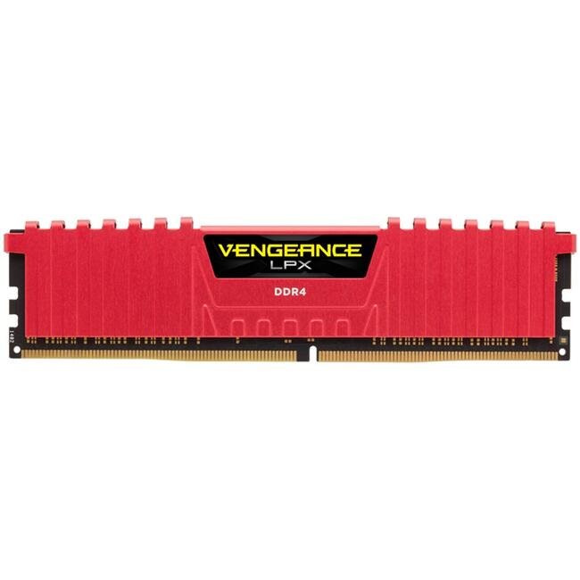 Corsair DDR4, 2666MHz 8GB 1x8GB DIMM, Unbuffered, 16-18-18-35, XMP 2.0, Vengeance LPX black Heatspreader, Black PCB, 1.2V, for SKL, EAN:0843591069564