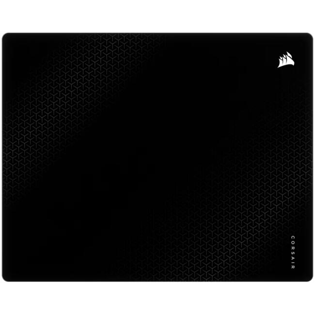 CORSAIR Подложка за мишка MMGLASS – стъклена повърхност, черен цвят, гладко плъзгане