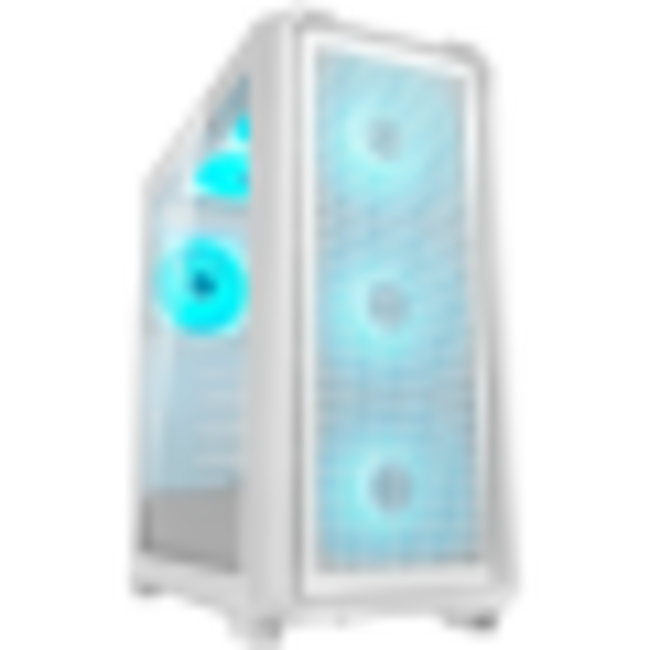 COUGAR компютърна кутия MX600 Air Pro, формат Mid Tower, бял цвят, за настолна конфигурация