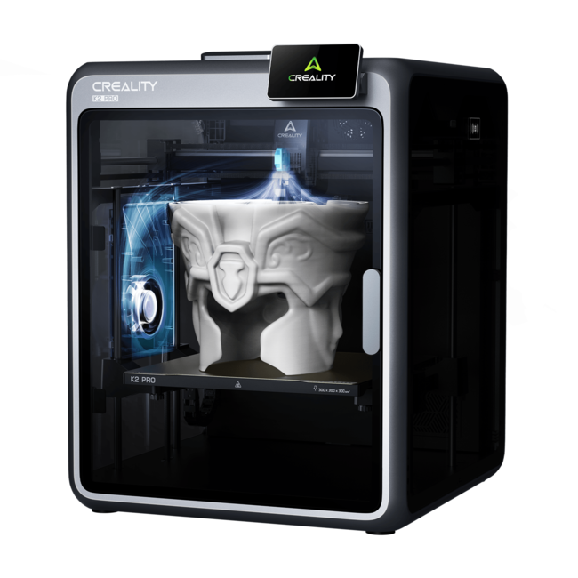 Creality 3D принтер K2 Pro – CoreXY кинематика, затворен корпус за високоскоростен и прецизен печат