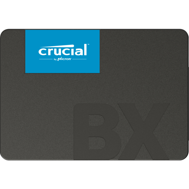 Crucial SSD диск BX500 1TB – вътрешен 2.5-инчов формат, SATA интерфейс, 3D NAND технология