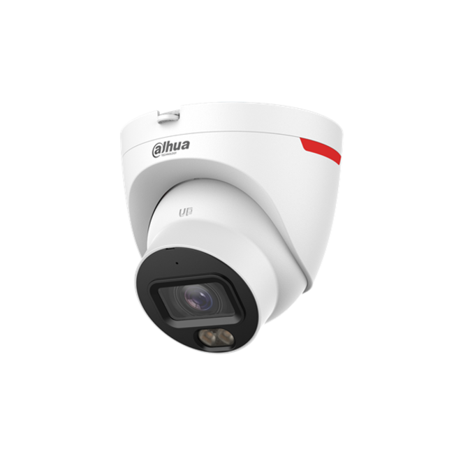 Dahua IP камера IPC-HDW2649T-S-LED-0280B-PRO, 6MP, сферичен корпус, LED осветление, обектив 2.8 мм