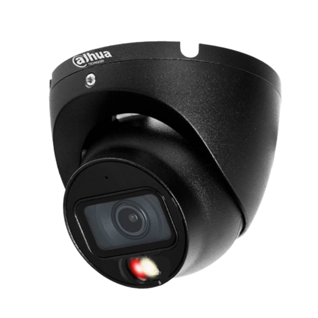 Dahua IP камера за видеонаблюдение IPC-HDW1639T-A-IL-0280B-S6-BLACK – 6 мегапиксела, 2.8 мм