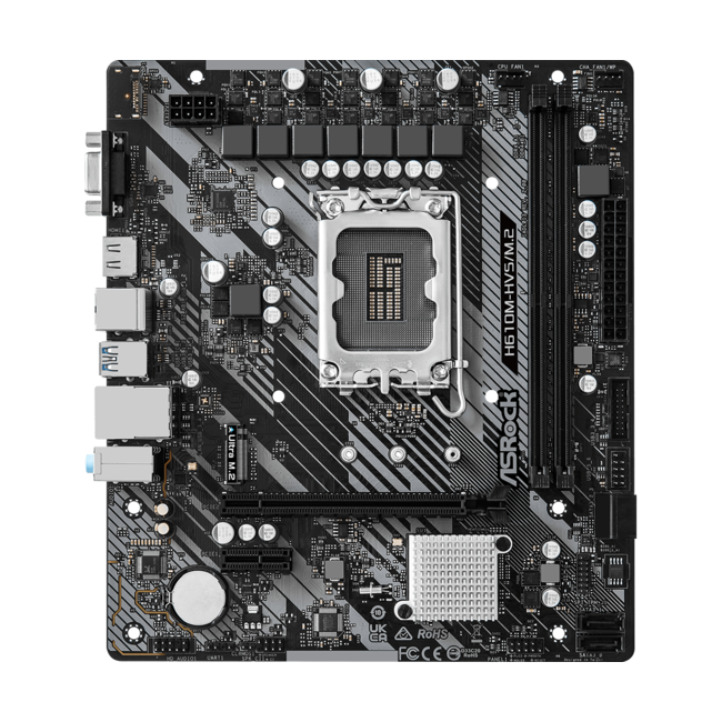 Дънна платка ASRock H610M-HVS/M.2 R2.0, LGA1700, DDR4, mATX