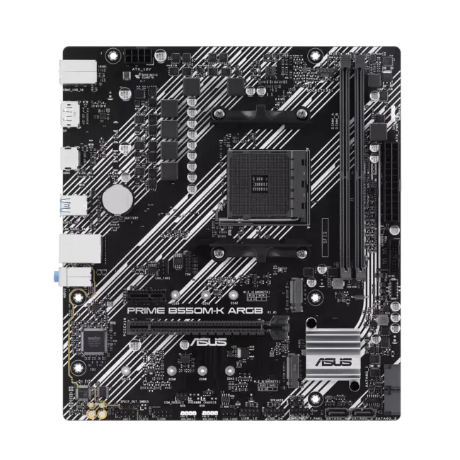 Дънна платка ASUS Prime B550M-K ARGB, socket AM4