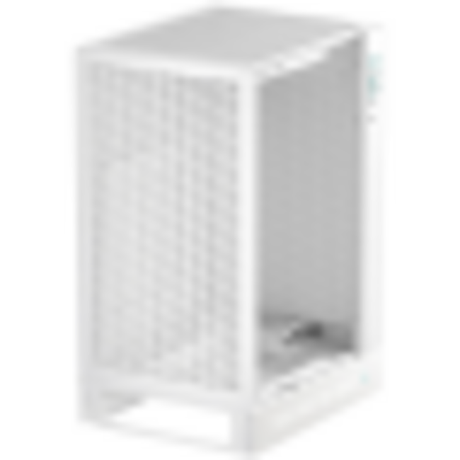 DeepCool компютърна кутия мини кула CH170 DIGITAL WH – Mini-ITX, USB-C Gen 2, мрежест панел
