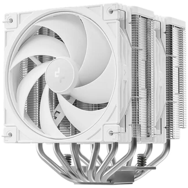 DeepCool Въздушен охладител за процесор AG620 G2 WH - 2x120 мм PWM вентилатора, TDP 270 вата