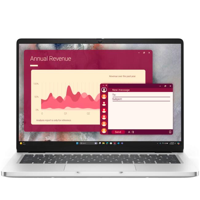 Dell Лаптоп Pro 14 - Intel Core Ultra 5, 16GB DDR5, 512GB SSD, Ubuntu, 14" FHD