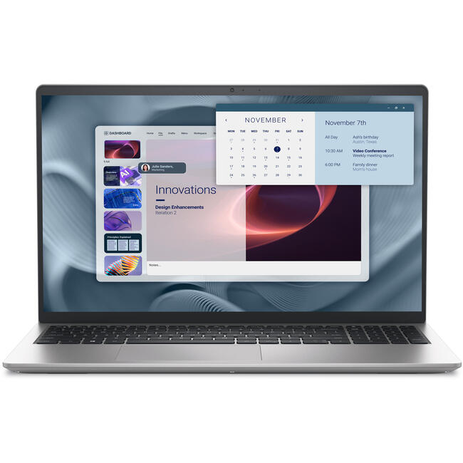 Dell Лаптоп Pro 15 Essential PV15250 - Intel Core i7-1355U, 16 GB DDR5, 512 GB SSD, Ubuntu