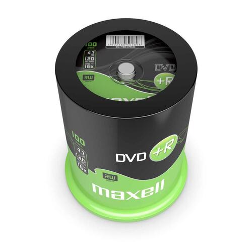 DVD+R MAXELL, 4,7 GB, 16x, 100 бр. CAKE BOX