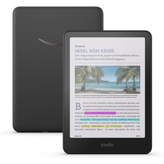 eBook четец Kindle Colorsoft Signature Edition 16GB 2024, Metalilic Black