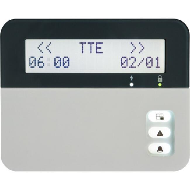 Eclipse Клавиатура LCD 32 - LCD дисплей, управление на до 32 зони, за охранителни системи и контрол