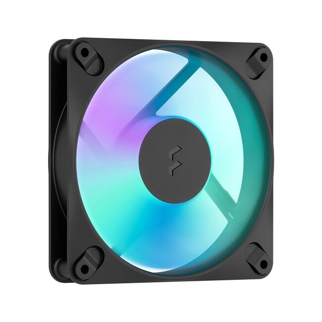 FD вентилатор за компютърна кутия DYNAM3 RGB Black – размер 120 мм, RGB осветление, черен цвят