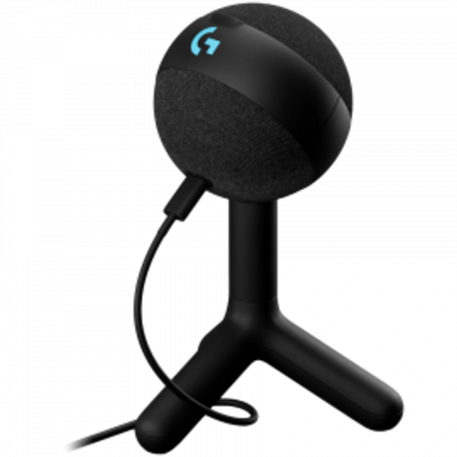 Гейминг микрофон Logitech Yeti Orb RGB Gaming Mic with LIGHTSYNC 988-000551 - черен