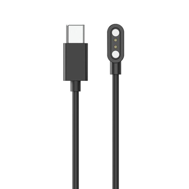 HAMA заряден кабел за смарт часовници, магнитно зареждане, конектор USB-C, дължина 60 см, черен