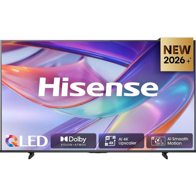 Hisense Телевизор 65E7S, 165,1 см (65 инча), 4K Ultra HD, Smart TV с Wi-Fi, яркост 350 cd/m²