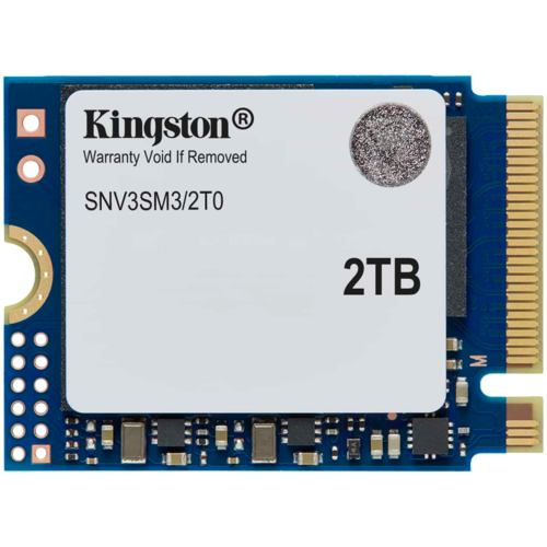 Kingston 2TB NV3 SSD M.2 2230 PCIe 4.0 NVMe, Read: 6,000/ Write: 5,000MB/s