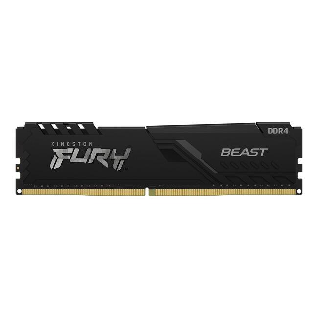 Kingston памет FURY Beast Black KF432C16BB1/16 за настолен компютър - 16GB DDR4, 3200MHz, CL16