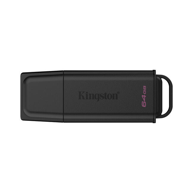 Kingston USB флаш памет DataTraveler Exodia - 64 GB, USB Type-A 3.2 Gen 1, черна, за файлове