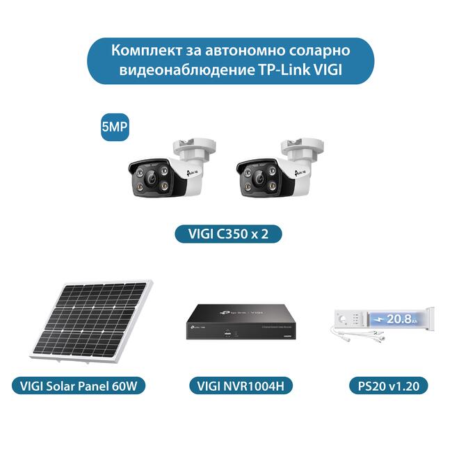 Комплект компактно соларно решение VIGI: Ефективна сигурност за динамични обекти