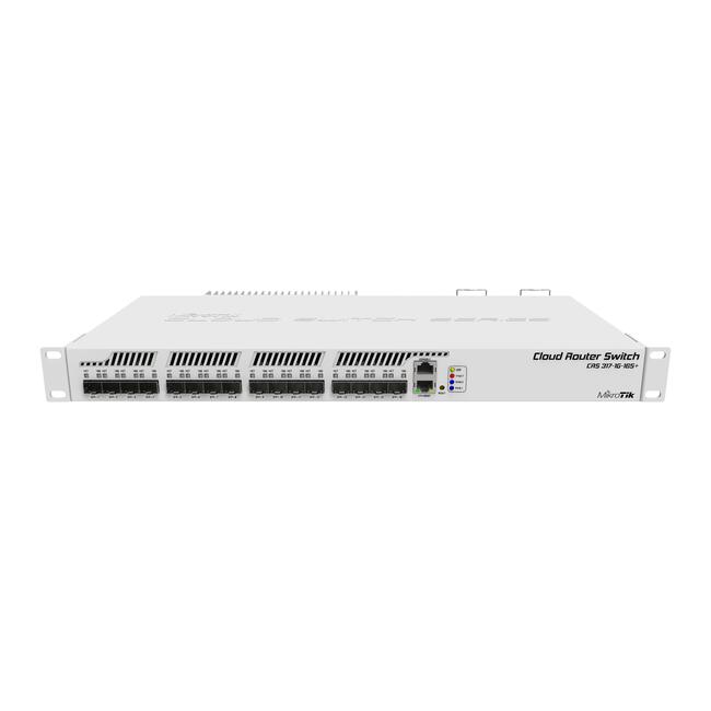 Комутатор MikroTik CRS317-1G-16S+RM с 16 SFP+ порта rack mountable