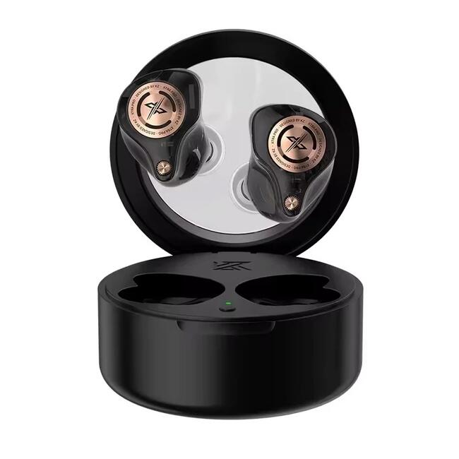 KZ професионални геймърски слушалки Xtra Pro - безжични с Hi-Fi звук, вътреушен дизайн за мониторинг
