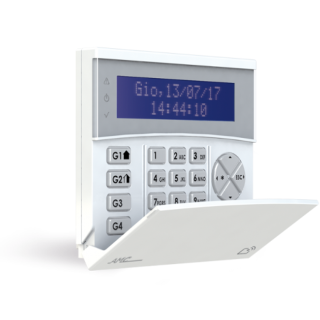 LCD клавиатура със вграден RFID & NFC четец, K-LCD BLUE TAG