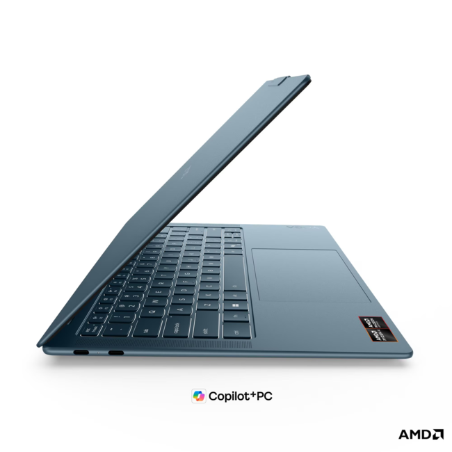 Lenovo лаптоп Yoga Slim 7 83QS0019BM – тънък дизайн, лек корпус, добра мобилност и работа в движение