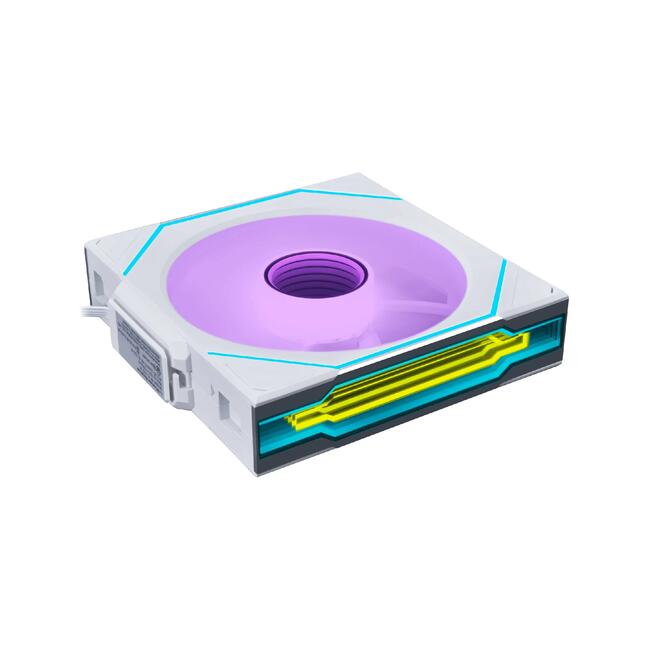 Lian Li вентилатор UNI FAN SL-INF Wireless - 120 мм, бял, с адресируемо RGB осветление за кутия